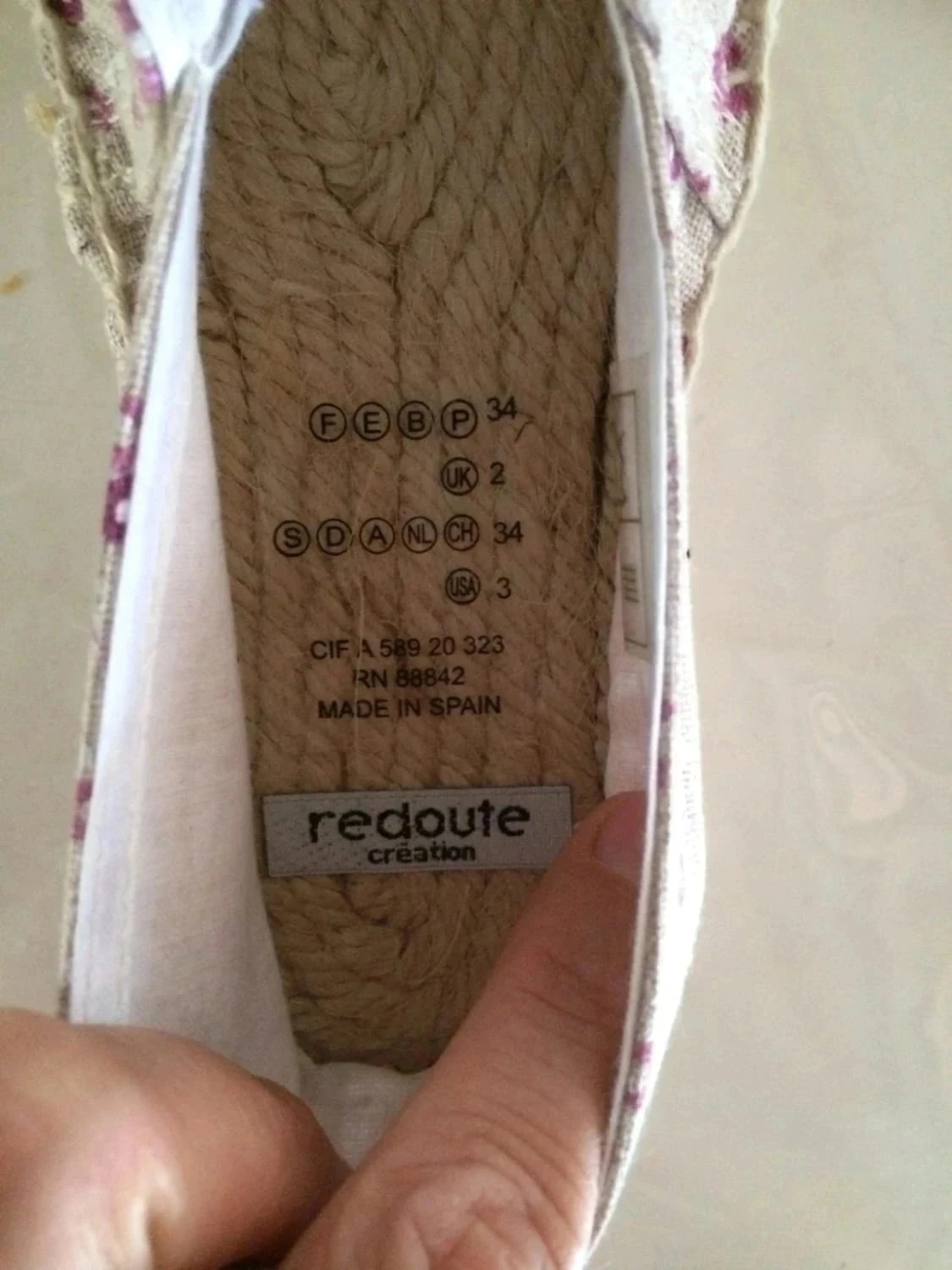 Espadrille neuve pointure 34 – photo 6